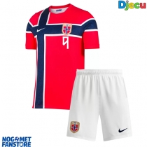 Norveška Erling Haaland #9 Domaci Dres za djecu SP 2026 Kratak Rukav (+ Kratke hlače)